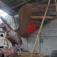 patung elang tembaga 20