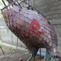 patung elang tembaga 21