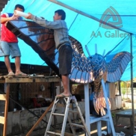 Patung Tembaga Gagak Winangsih 07